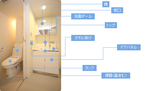 トイレ・洗面台コーティング